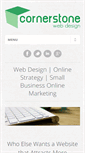 Mobile Screenshot of cornerstonewebdesign.com.au